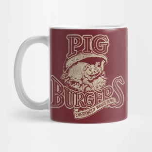 Pig Burgers Vintage Mug